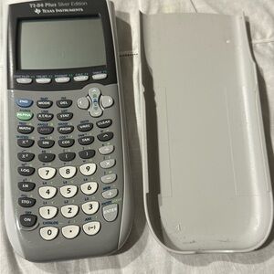 Texas Instruments TI-84 Plus Silver Edition Graphing Calculator - Gray
